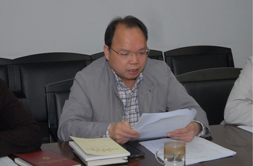 工委陈光辉书记发言