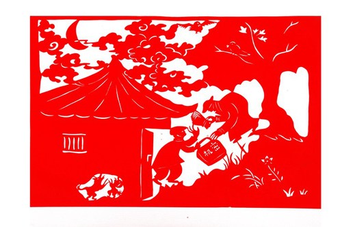 反对拿机密换金钱 创作黄继婷 剪纸陈海涛
