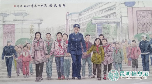 昆明市级机关“喜迎十九大 共筑中国梦”书画展开幕