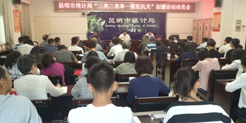 市统计局精心组织“三亮三表率一模范机关”创建活动
