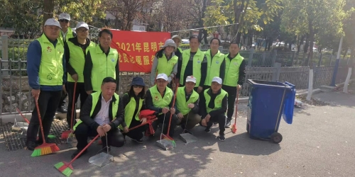 20210305进社区学雷锋活动3