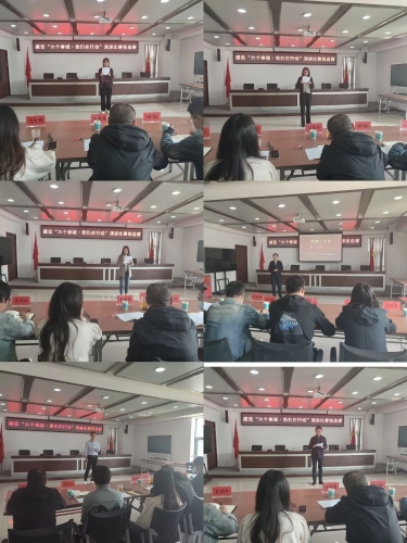 预选赛现场，数名参赛选手激情演讲，各位评委认真为每位选手逐一打分。